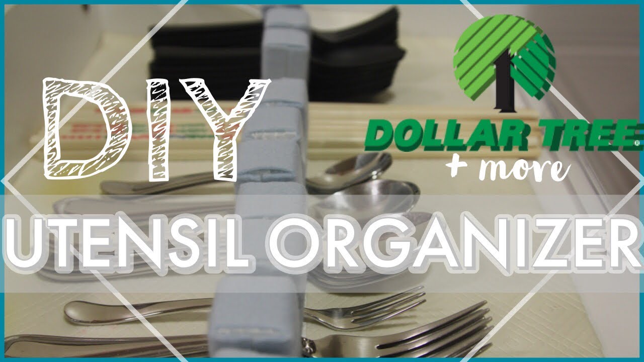 DIY Kitchen Organization 2019 | Dollar Tree & More | Cheap Utensil