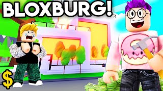 LANKYBOX Plays BLOXBURG For The FIRST TIME EVER! (FUNNY MOMENTS!)