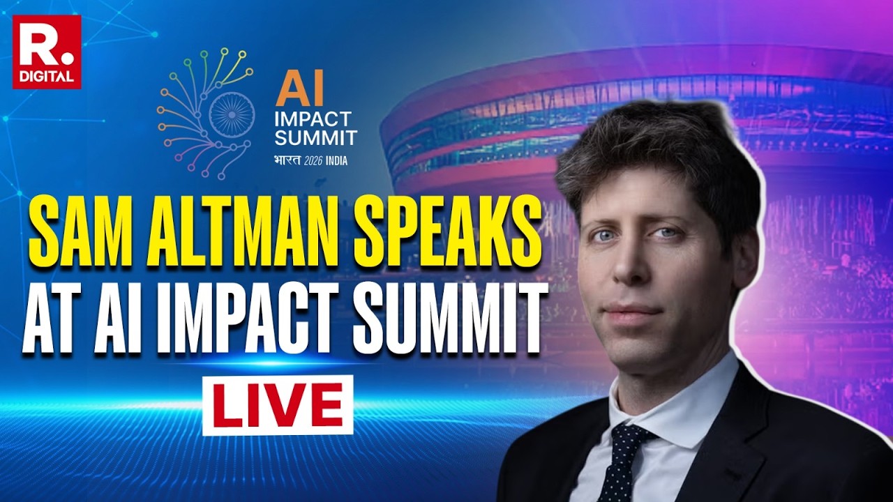 LIVE: OpenAI's Sam Altman Address At India AI Impact Summit in Delhi | Bharat Mandapam | PM Modi