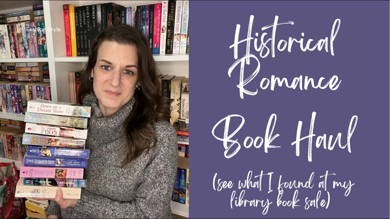 Historical Romance book haul- vintage covers & step backs oh my!