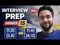 Merge Overlapping Intervals | JavaScript DSA Interview Question 🔥 | Interview Prep Series #15