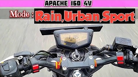 Apache 160 4v rain,urban,sport mode test |Apache |Apache RTR all Modes test |Race vs Race