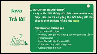 Java - Sự khác biệt giữa 2 lỗi OutOfMemoryError và StackOverflowError ???