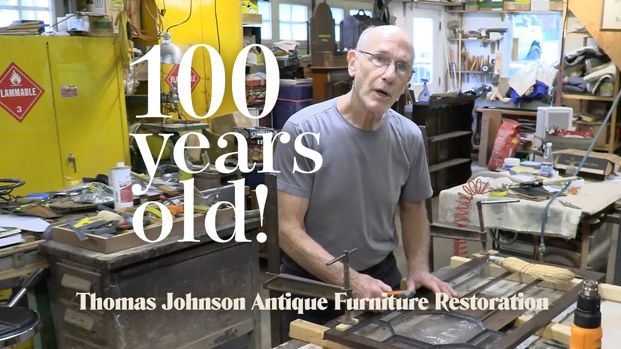 So Satisfying Thomas Johnson Antique Furniture Restoration YouTube