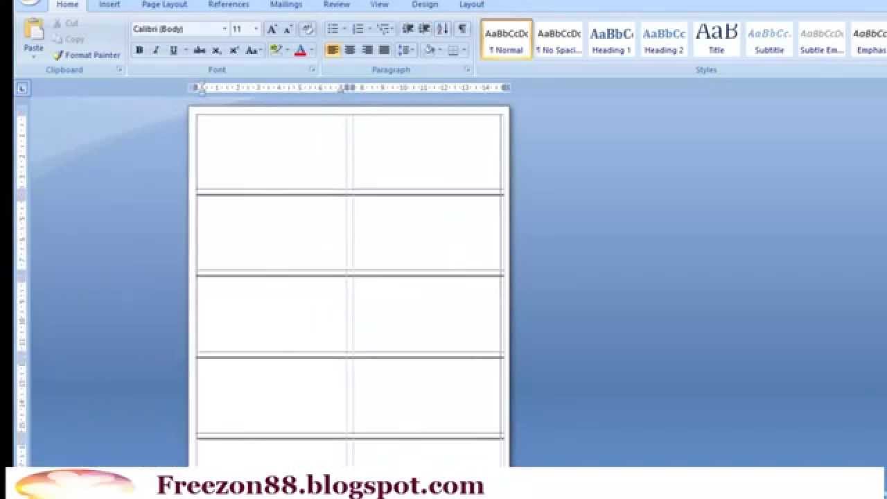 Tutorial Cara Membuat Label Undangan Di Ms Word