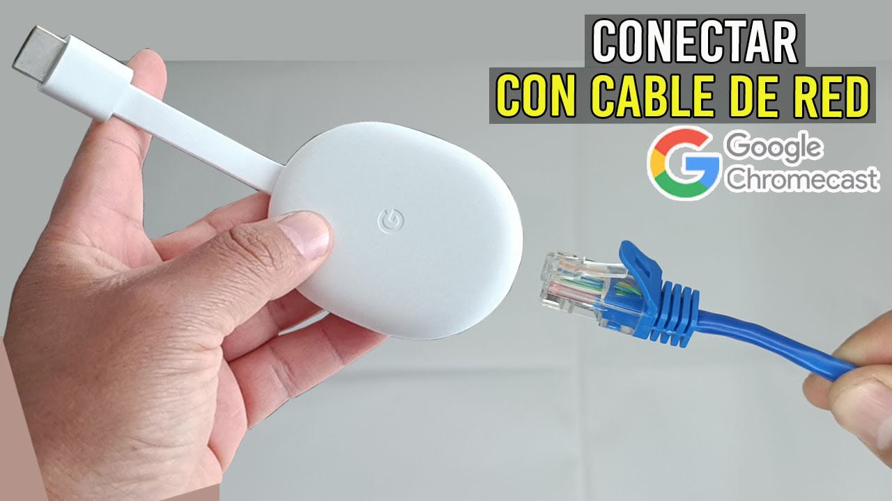 Conectar Google Chromecast con CABLE DE RED a Internet(Paso a Paso) 