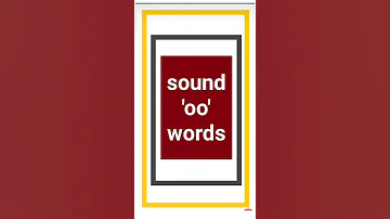 "oo" की आवाज़ वाले आसान इंग्लिश शब्द | Easy English words of sound "oo" | English Phonetics
