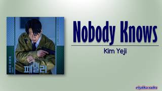 Kim Yeji - Nobody Knows (아무도 모르게) [Family The Unbreakable Bond OST Part 3] [Rom|Eng Lyric]