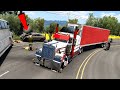 Fatal ACCIDENTE Peterbilt 389 Custom American Truck Simulator Mods ATS 1.43