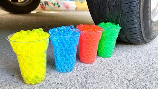 Experiment: Car Vs Colorful Balloons - Crushing Crunchy & Soft Things With Car - Satisfying Asmr