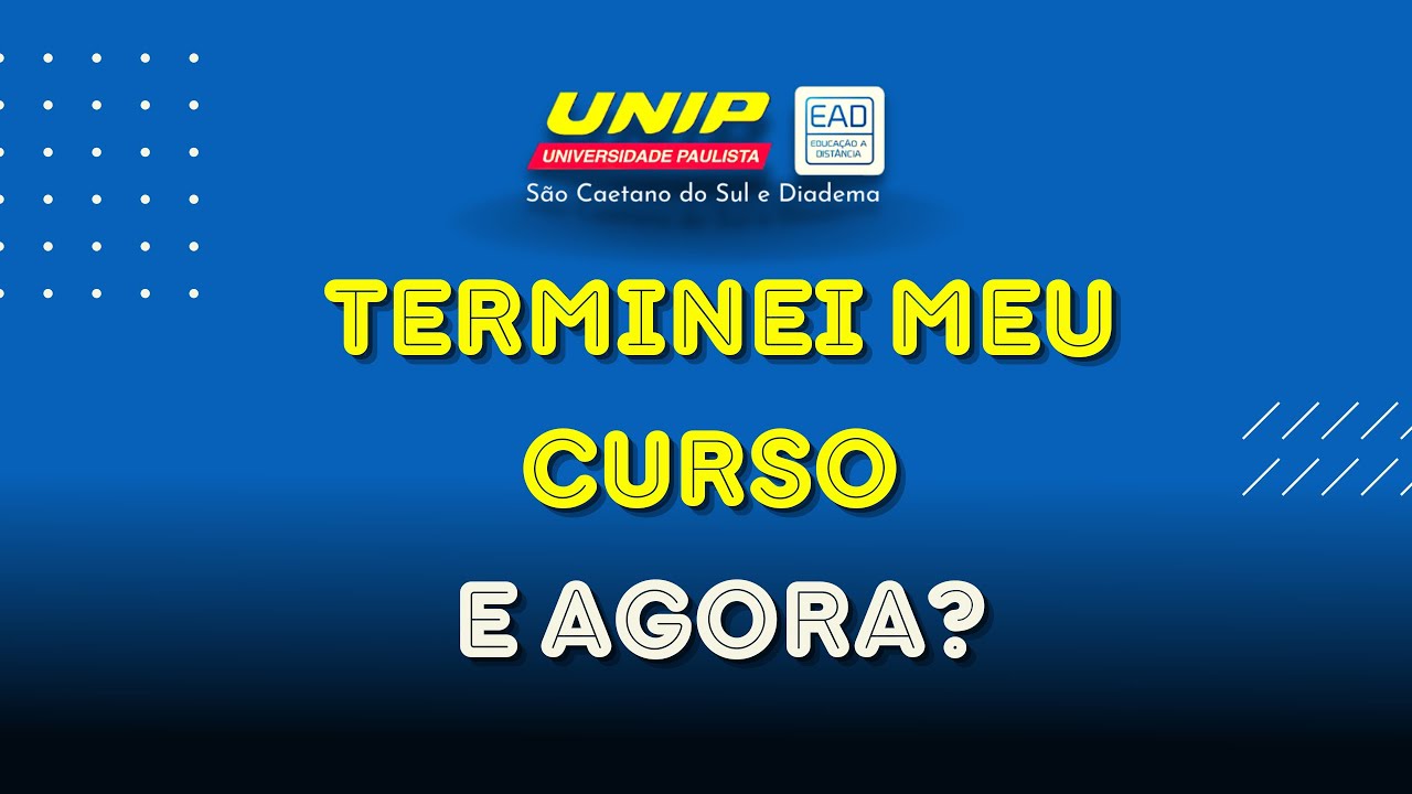 Terminei o meu curso, e agora? Quais os próximos passos?