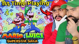 Mario Fanboy Plays Mario & Luigi for the First Time!