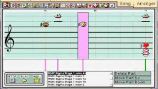 Mario Paint Composer - Mega Man X - Sigma Fortress stage 1 (Palace Grounds)