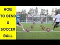 How to bend a soccer ball | Free kick tutorial | Curve ball tutorial