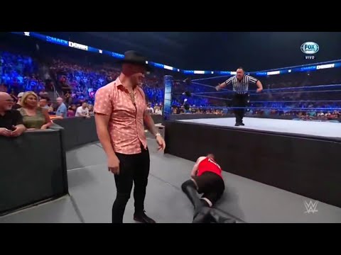 Happy Corbin ataca a Kevin Owens - WWE Smackdown 17/09/2021 (En Español)