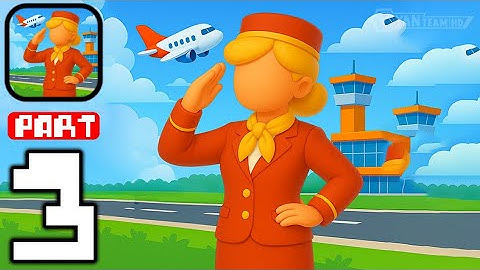 Airport Idle - Gameplay Walkthrough Part 3 Tutorial Air Traffic Manager (iOS,Android)