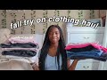 huge fall try on clothing haul 2021