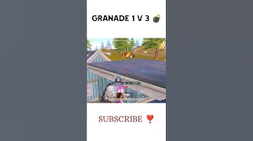 EASY GRENADE 1v4 SQUAD WIPE! 💥 #LuckyIsLuck #hyped #bgmi