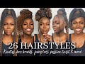 26 WAY TO STYLE KNOTLESS | BOX BRAIDS | FAUX LOCS | PASSION TWIST &amp; MORE! TRENDY&amp;INSPIRE LOOKS!!!