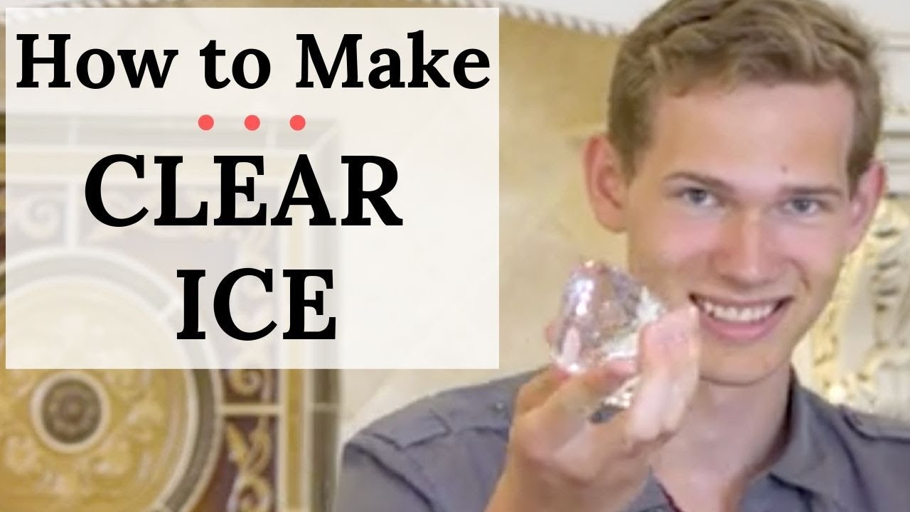 How To Make Clear Ice Easy Ice Hack With Carver Youtube