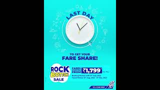 Rock Bottom Sale - Last Day