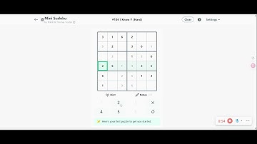 LinkedIn Mini Sudoku Answer Today #104 I Know Y #sudoku
