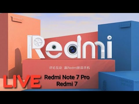 Redmi 7 Live Launch Event in China