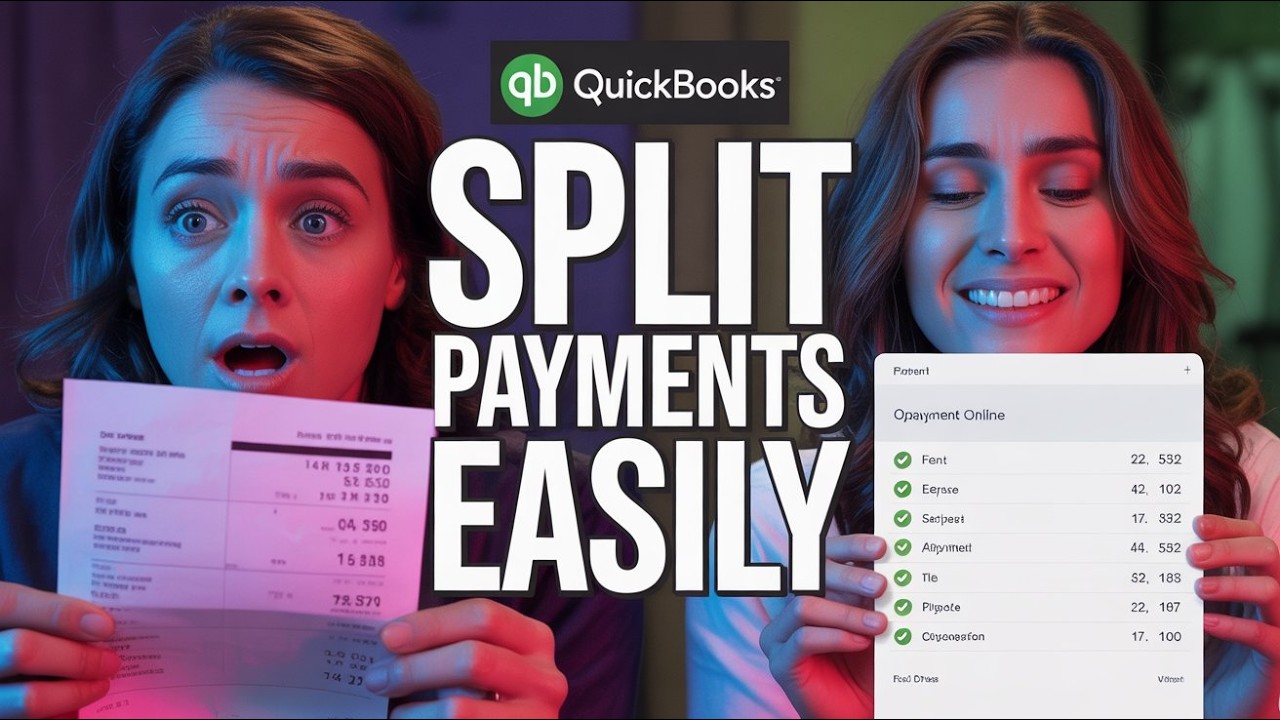 Split Payments in QuickBooks [Easy Hack] - YouTube
