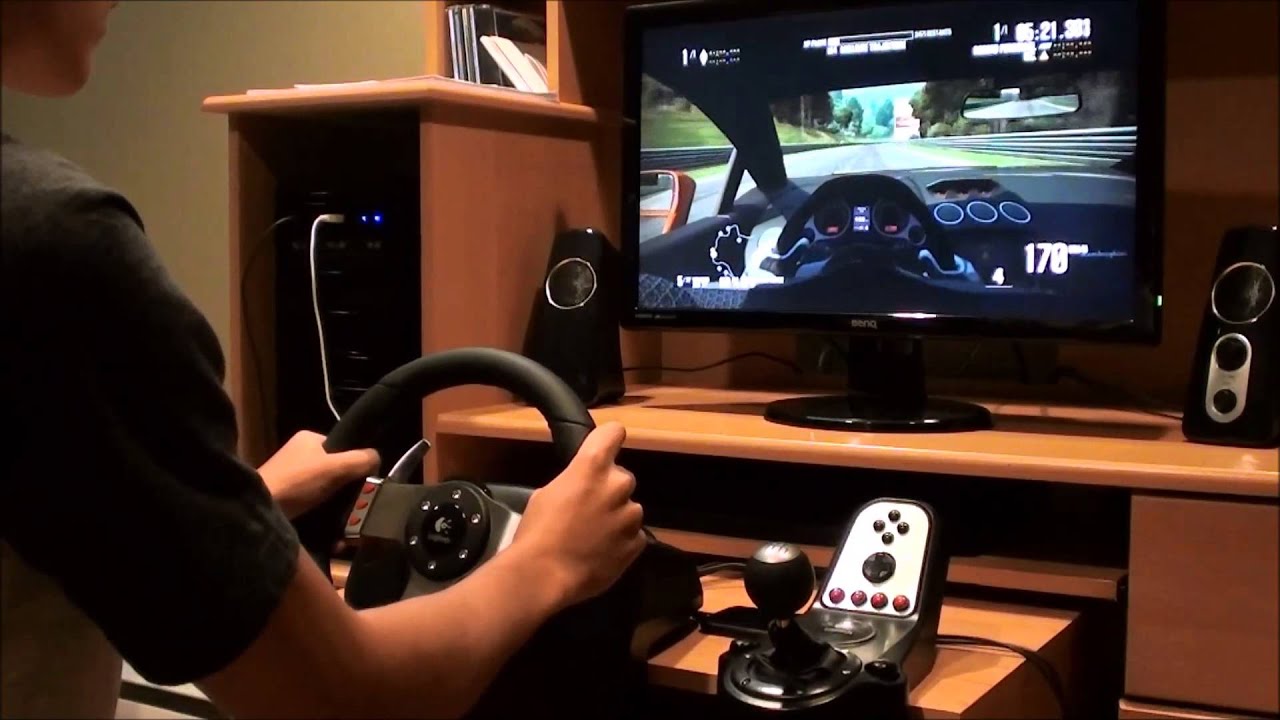 Driving Lambo In NFS Shift 2 With Logitech G27 Wheel+Max Graphics