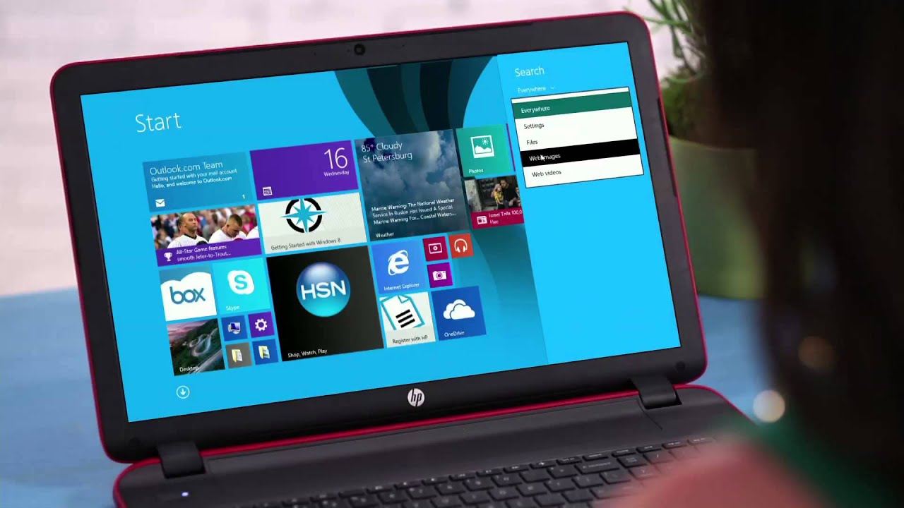 HSN How To Use The HP Pavillion Laptop's New Search And Share Features YouTube