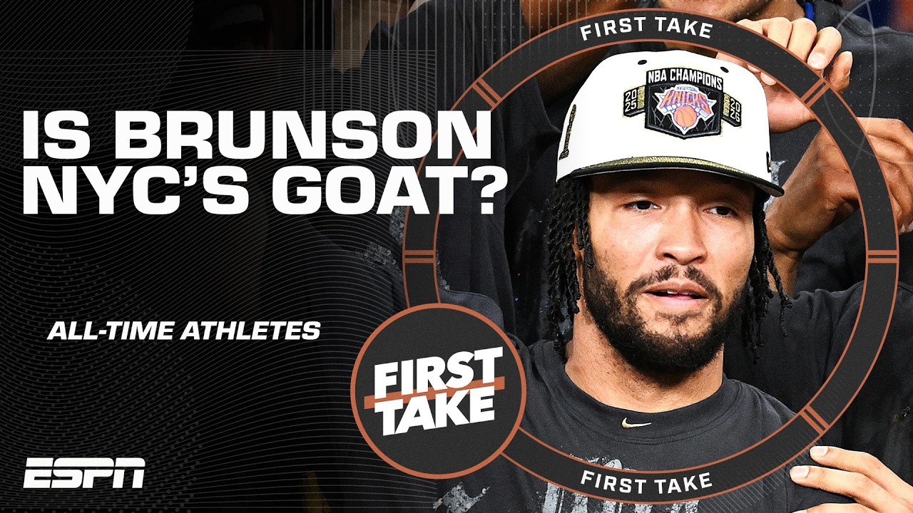 Mad Dog and Stephen A. DISAGREE ๐ฟ Is Jalen Brunson New Yorkโs greatest athlete EVERโ๏ธ | First Take