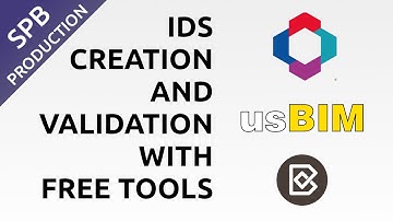 Create IDS specification with usBIM and validate IFC with it using Bonsai BIM | Free Tools
