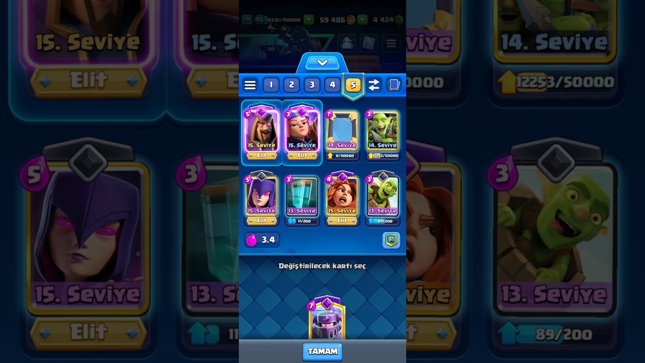 I built a new Clash Royale deck 