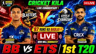 🔴Bandra Blasters vs Eagle Thane Strikers | 1st Match | Mumbai T20 League 2026 | Cricket Kila |