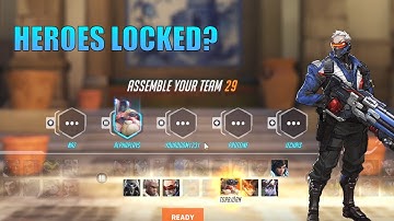 WHY ARE MY HEROES LOCKED? Overwatch 2 Bug