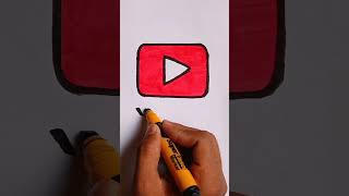 How To Draw Youtube Logo.