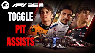 How to Turn ON/OFF PIT Assist in F1 25
