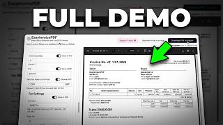 EasyInvoicePDF: Full demo #invoice #oss #freelancelife