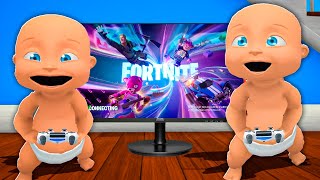 Baby PLAYS FORTNITE CHAPTER 5!