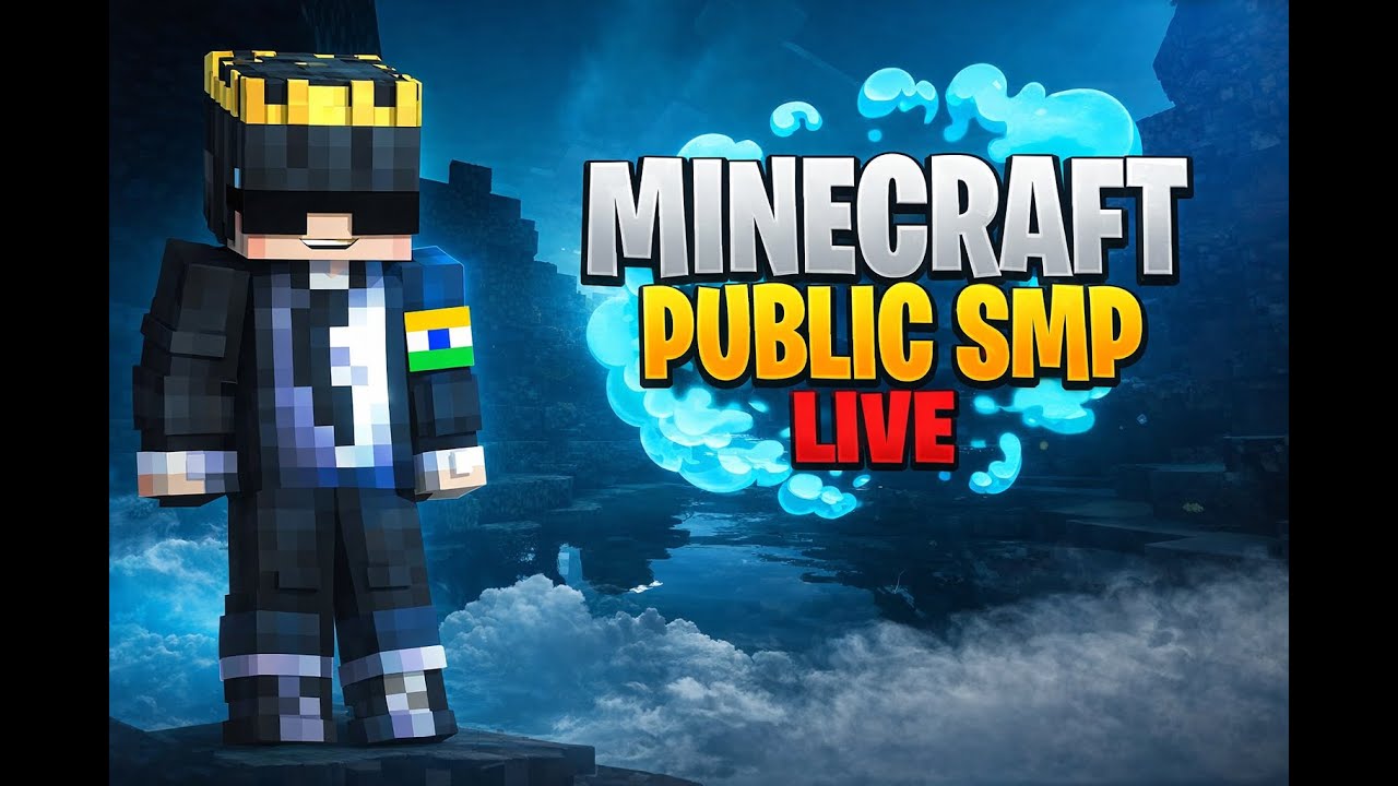 Minecraft SMP LIVE || PUBLIC SMP 24/7 JAVA + BEDROCK - YouTube