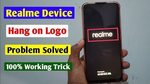 Realme c20 logo problem