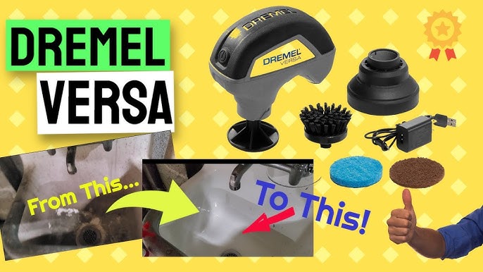 Dremel Versa 4-Volt Rotary Power Scrubber Kit with Scrub Daddy