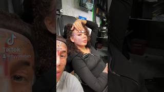 Island boy got his ex girlfriend to tattoo his face on her neck 😳 #islandboys #tattoo #funny