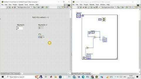 LabVIEW Tutorial-6 FOR Loop by Dr. Alkesh Agrawal