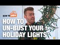 How to Un-Bust Your Holiday Lights with Mike Montgomery | How to Undo