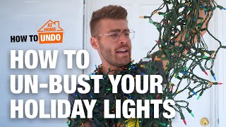 How to UnBust Your Holiday Lights with Mike Montgomery | How to Undo