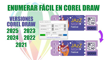 🚀😃 Como enumerar de manera rápida y fácil utilizando macros en CORELDRAW / Macros para Coreldraw