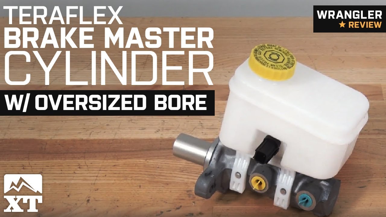Jeep Wrangler Teraflex Brake Master Cylinder w/ Oversized Bore (2007-2018 JK)  Review & Install - YouTube