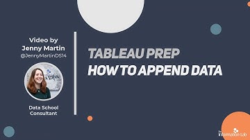 How to in Tableau Prep in 5 mins: Append Data