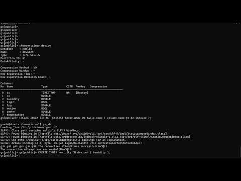 GridDB 101: Chapter 4 -- Indexing (Hands-on!)